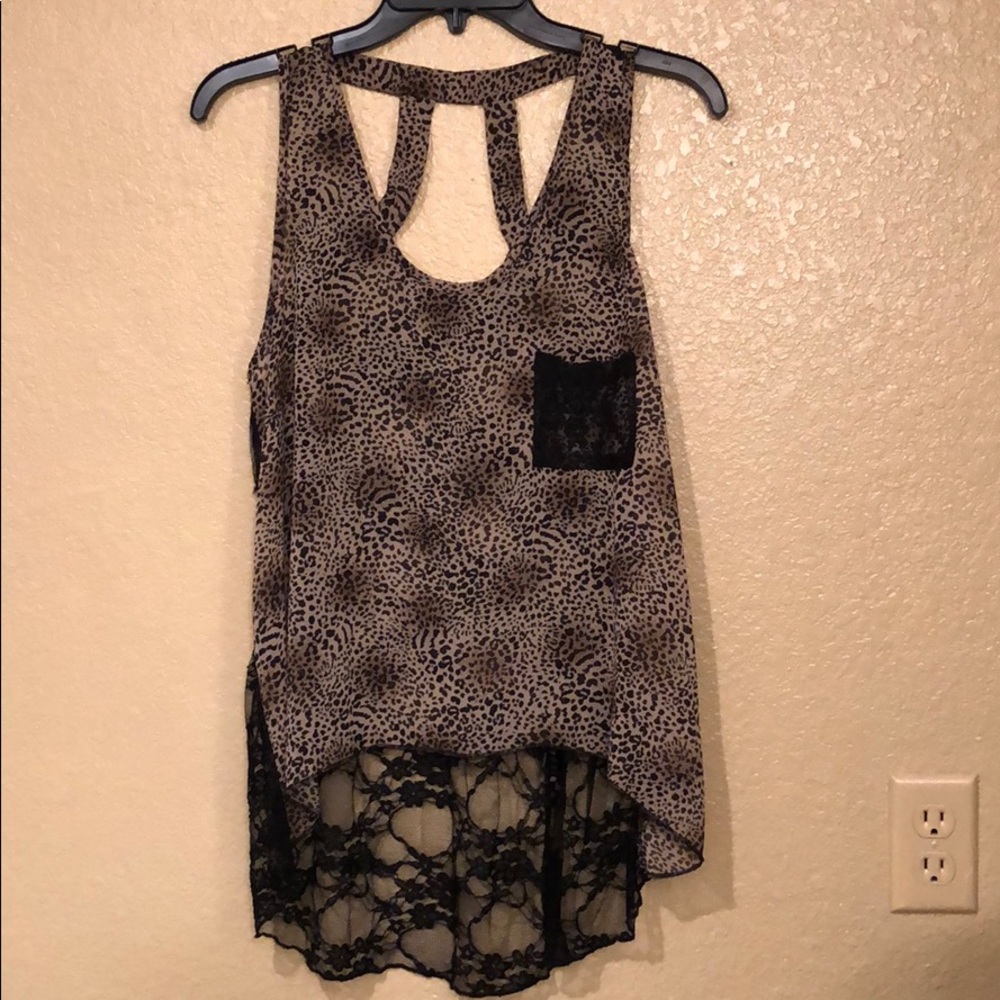 Leopard high low top